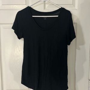 a.n.a Black Short Sleeve Tee